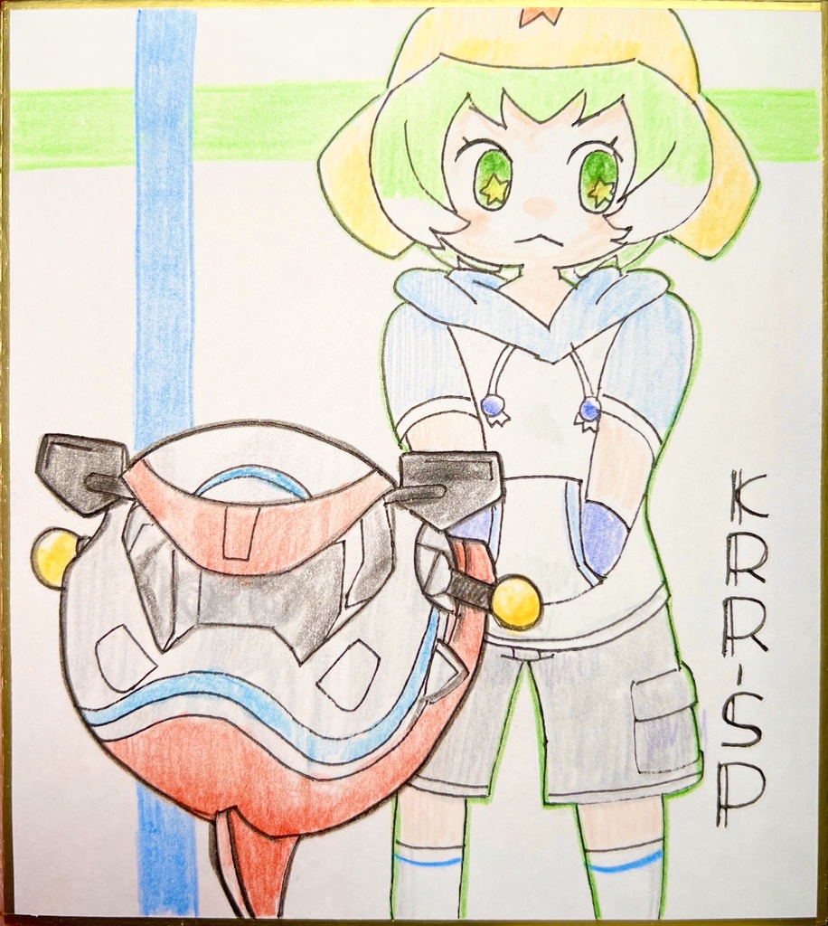ケロロ　けものフレンズ色紙