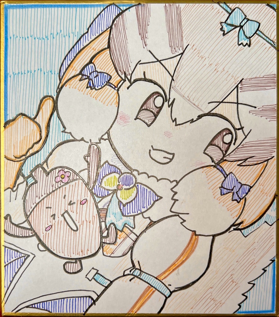 シマリス（けもＶ）　けものフレンズ色紙