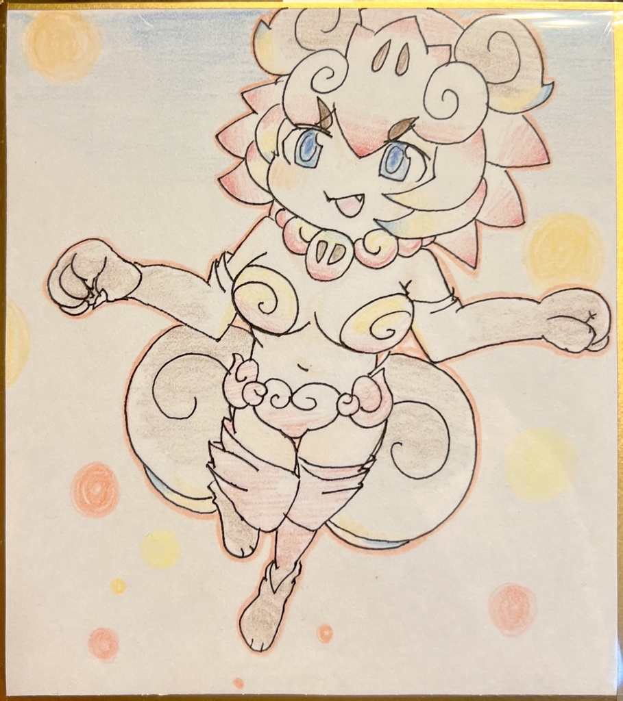 シーサー・レフティ　けものフレンズ色紙