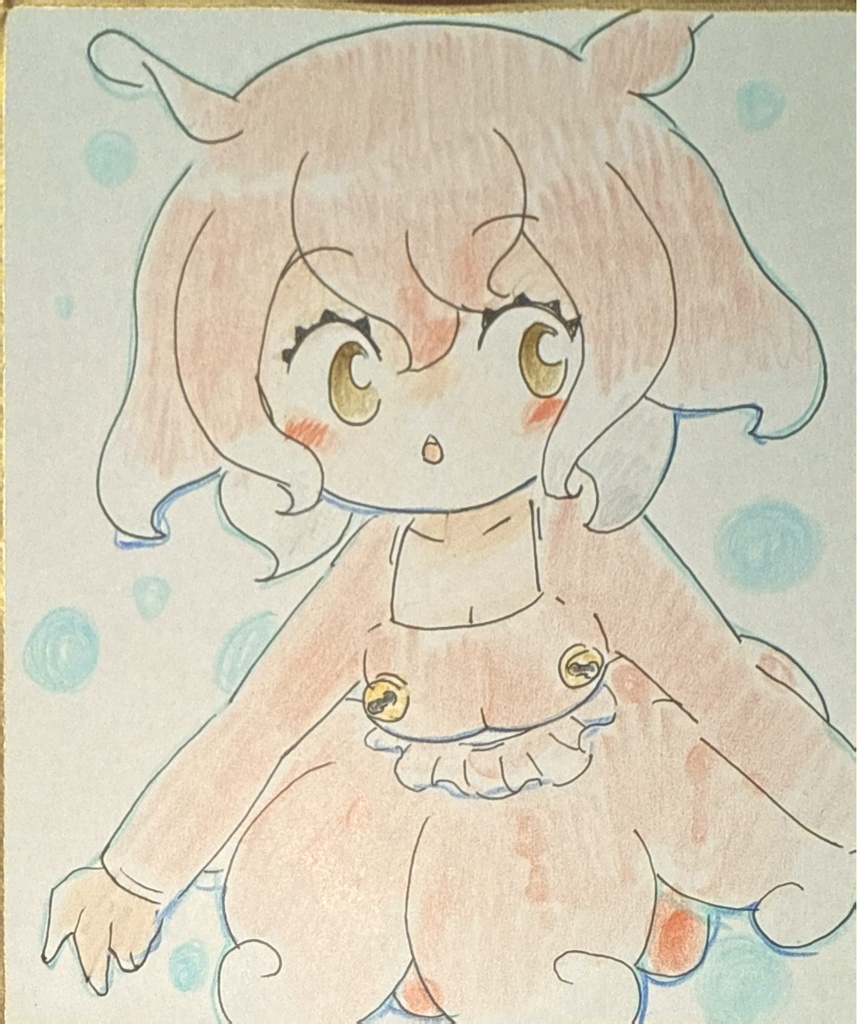 メンダコ　けものフレンズ色紙