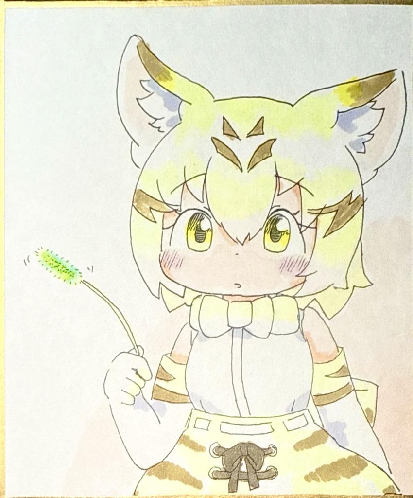 スナネコ　けものフレンズ色紙