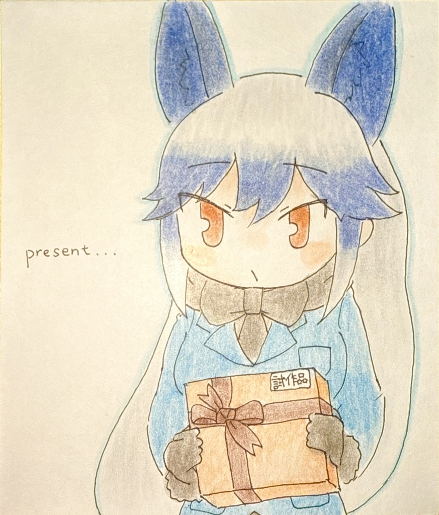 ギンギツネ　けものフレンズ色紙