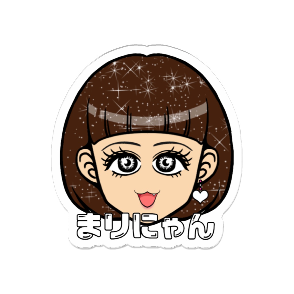「そらいろ」まりにゃんアクリルバッジ