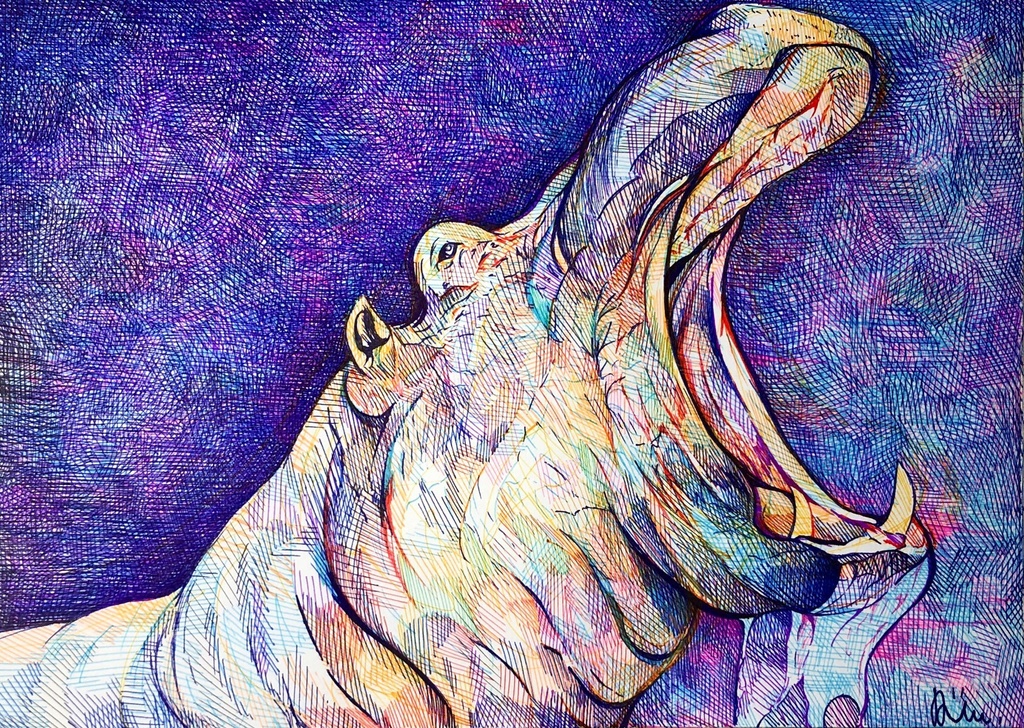 【原画】「Hippopotamus」