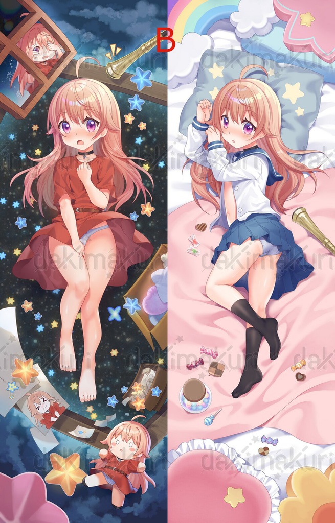 若月ニコ抱き枕カバー