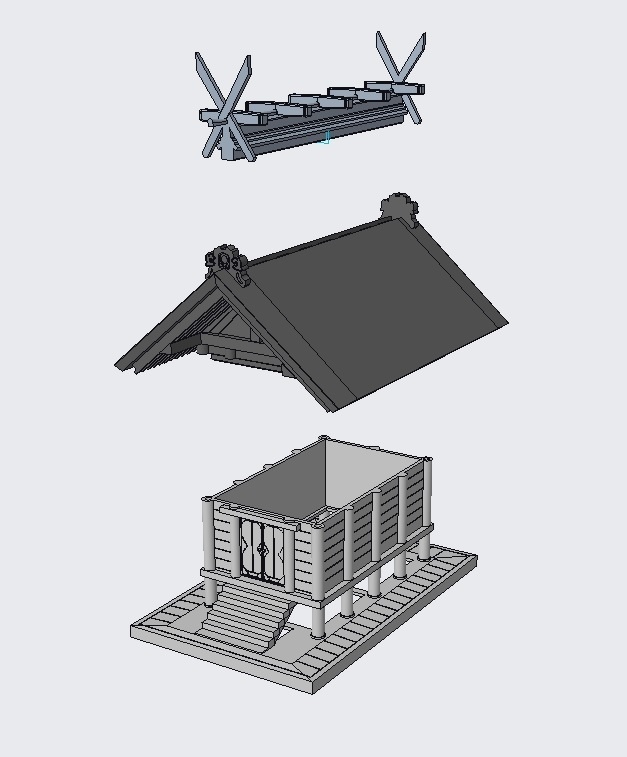 神社 住吉造り・一間社・本殿