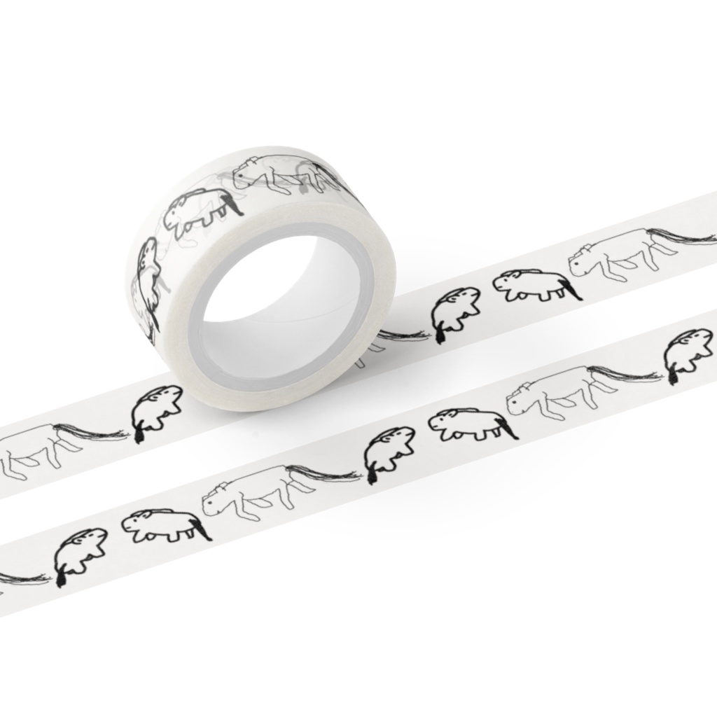 ウマのマスキングテープ