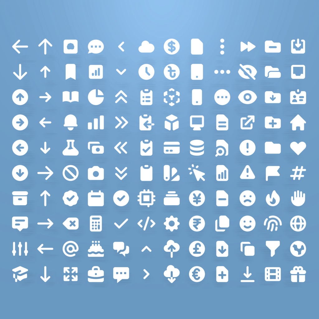 『heroicons mesh』 メッシュアイコン 230個セット(条件付きで再配布可)