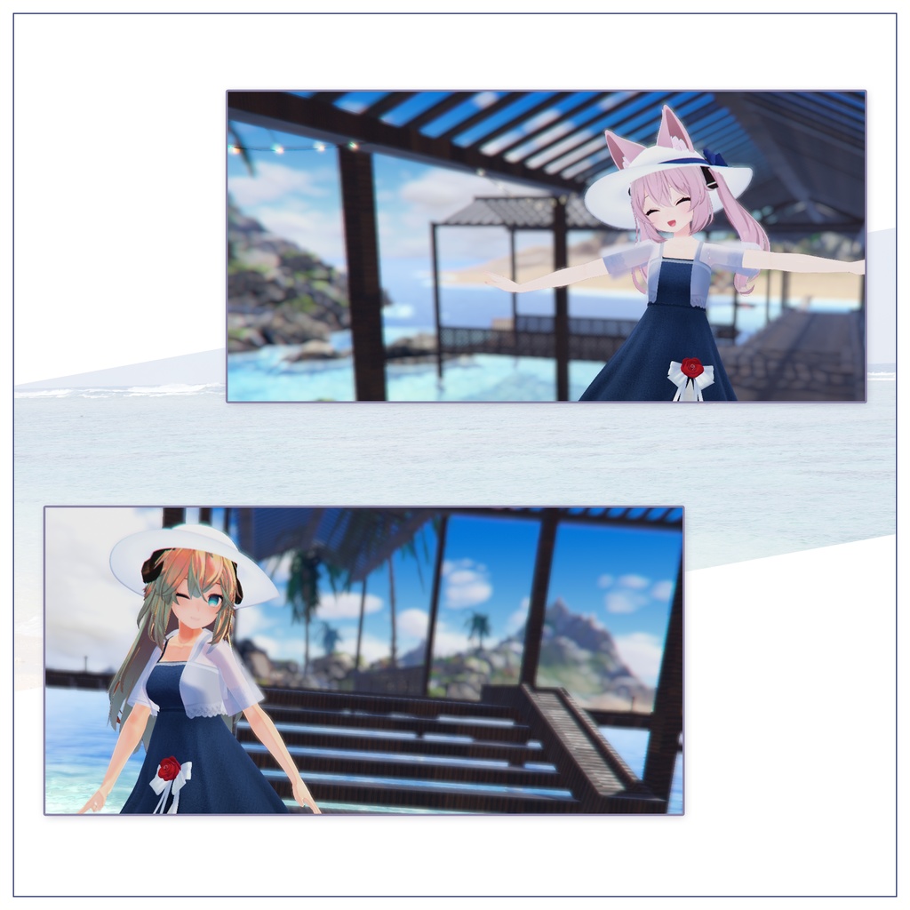 12 Avatar カーテシーできる『レトロ ワンピース / Retro Onepiece』