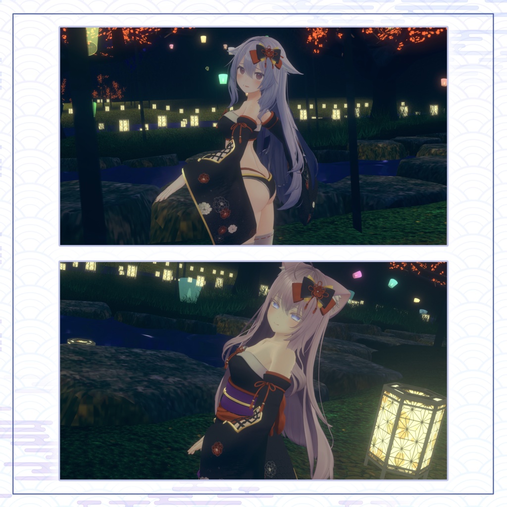 7 Avatar『ミニ浴衣 & りんご飴』