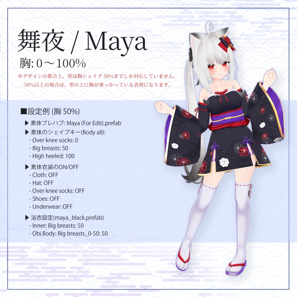 7 Avatar『ミニ浴衣 & りんご飴』