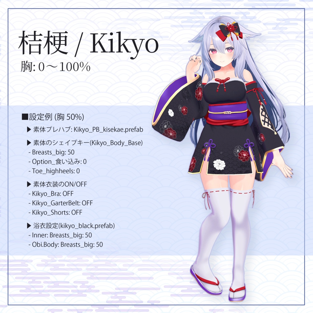 7 Avatar『ミニ浴衣 & りんご飴』