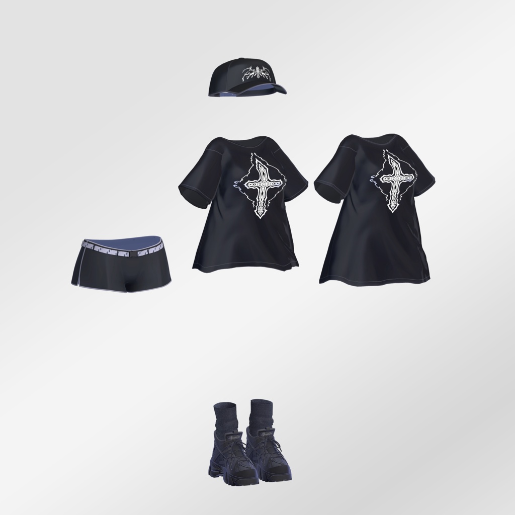 16 Avatar『ダッドシューズ & ダボシャツ / DadShoes and Tshirt』