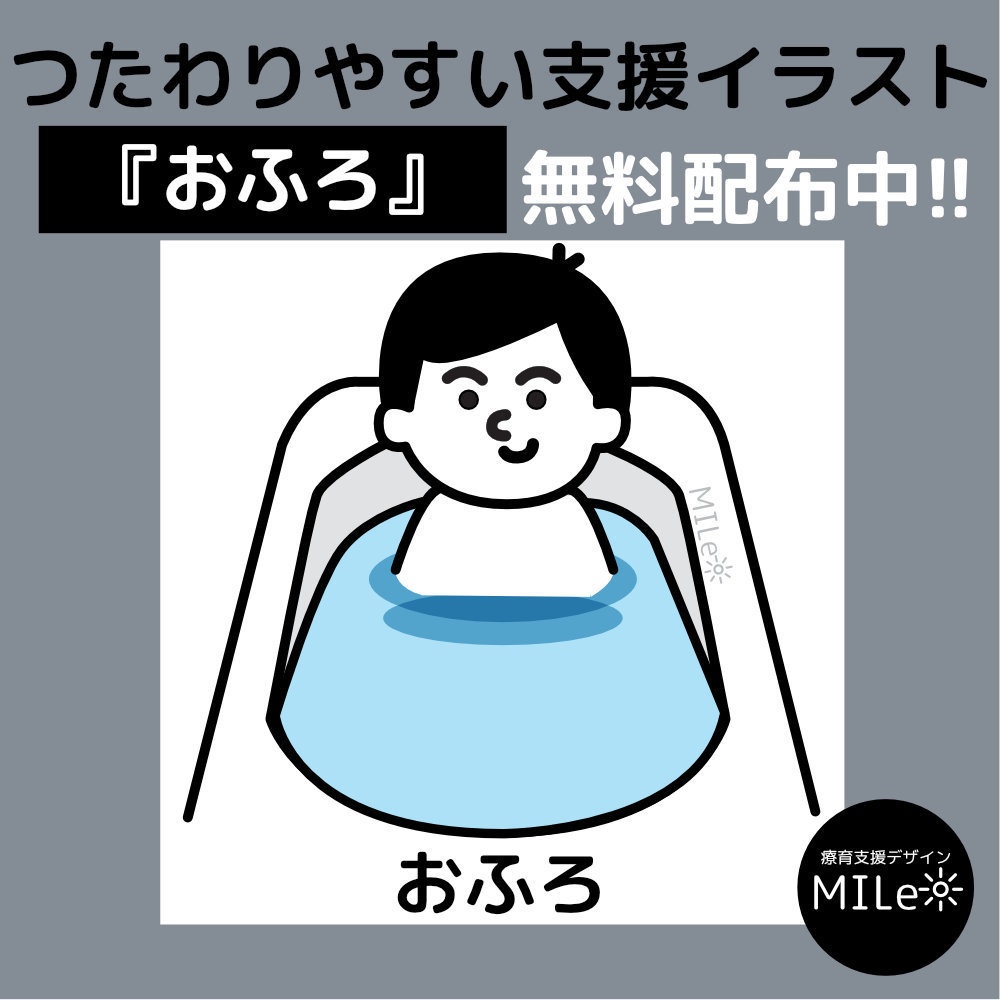 生活動作イラスト｜お風呂