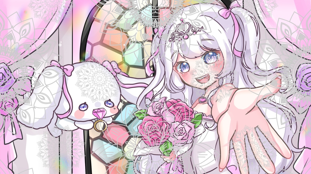 【記念配信】PC壁紙　スマホ壁紙　透過おまけつき♡【応援パック】