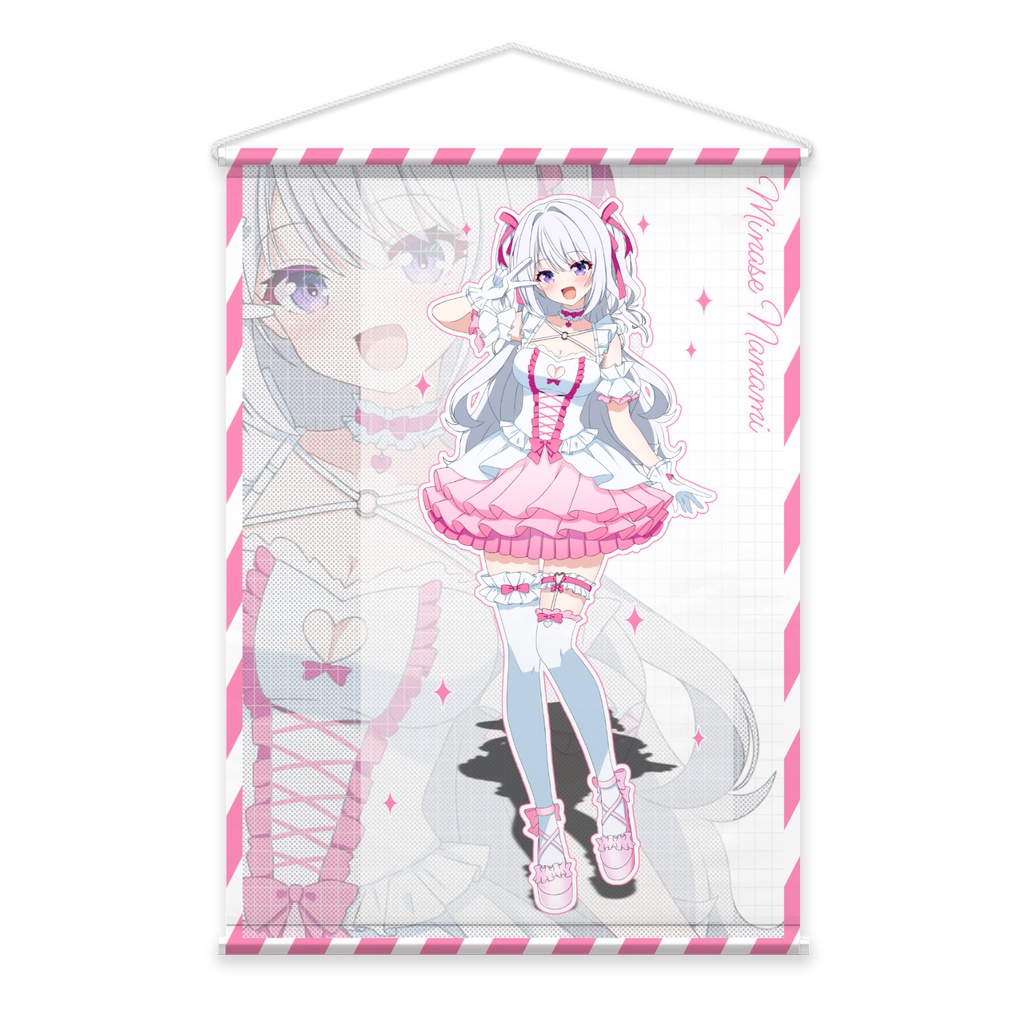 タペストリーＡ.B.C　水星七海　Vtuber半年記念