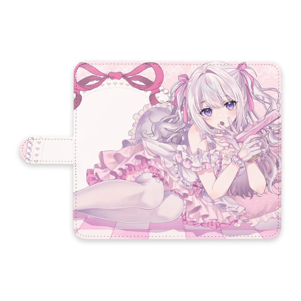スマホケースA.B S.M.L 水星七海 Vtuber半年記念