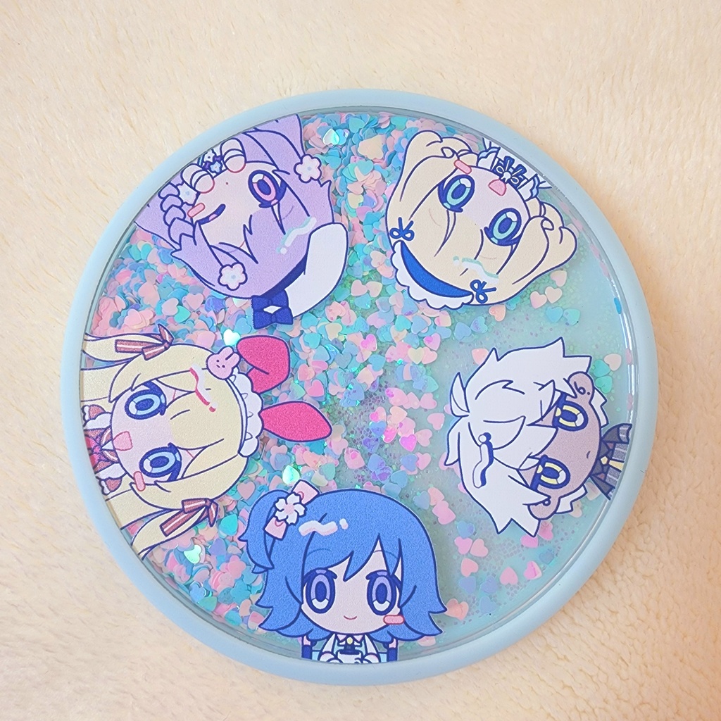 るび様を崇めるカフェ ブロマイド コースター アクキー （ルビー