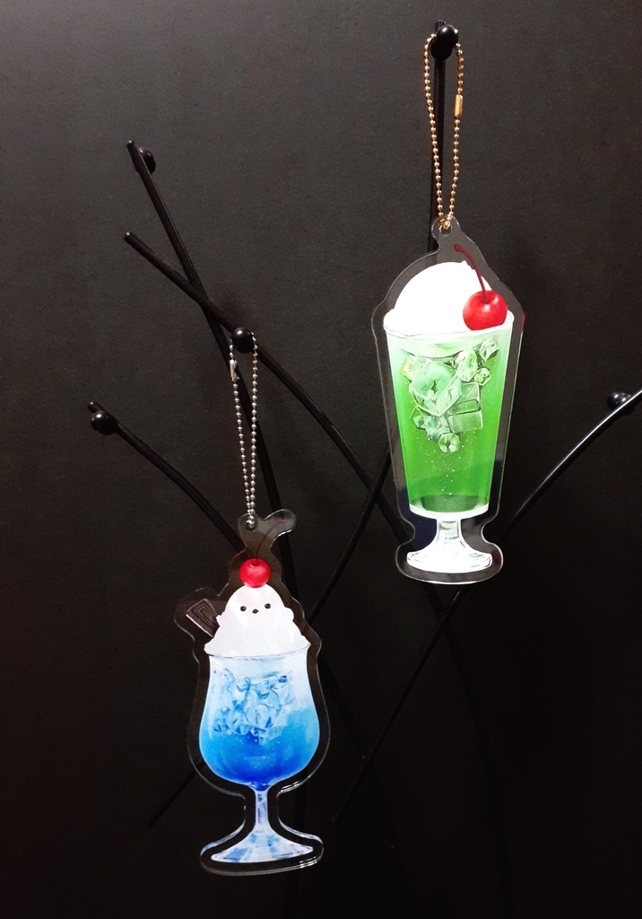 シマエナガブルーハワイ&メロンソーダ