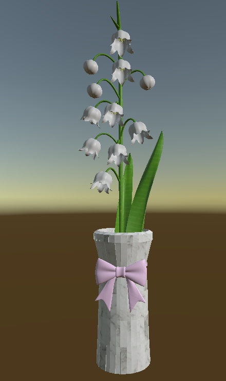 すずらん 3dモデル