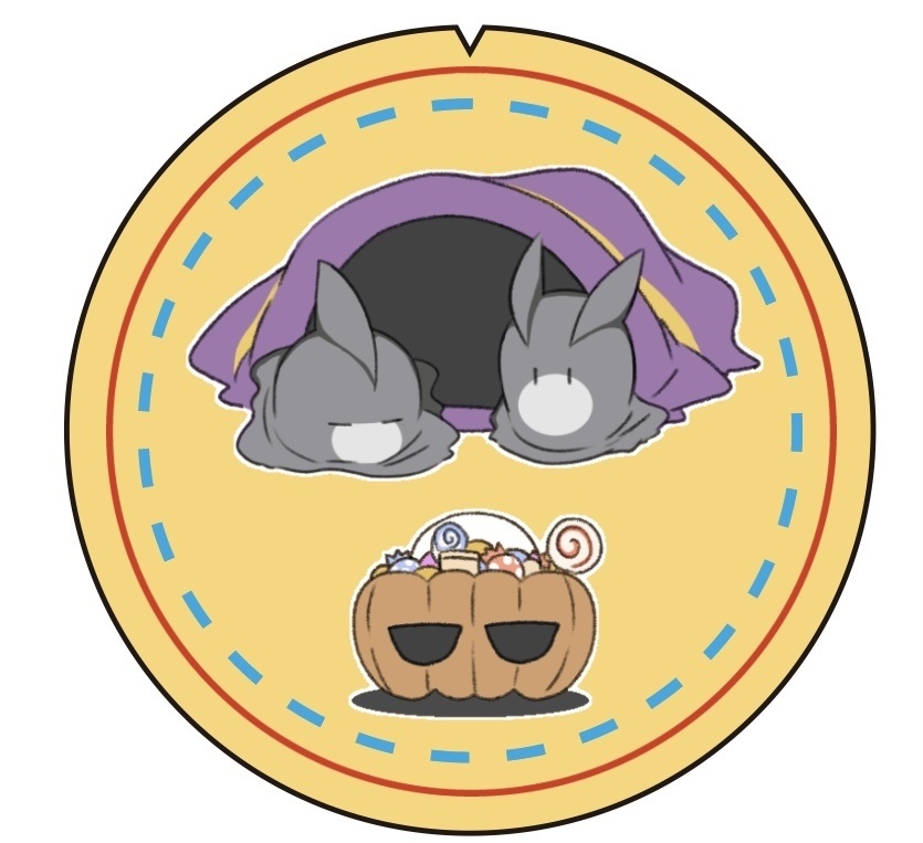 ハロウィン仕様 ガンマ缶バッジ