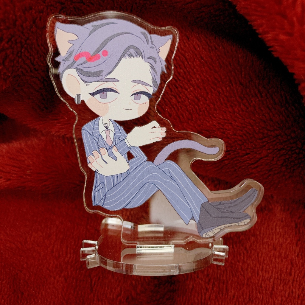 猫ﾁｬﾝアクリルスタンド(蘭)