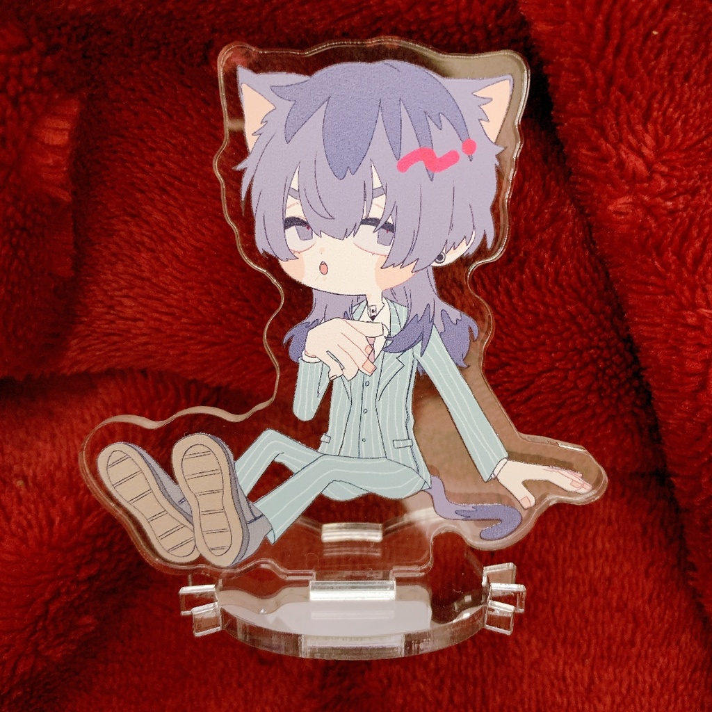 猫ﾁｬﾝアクリルスタンド(竜胆)