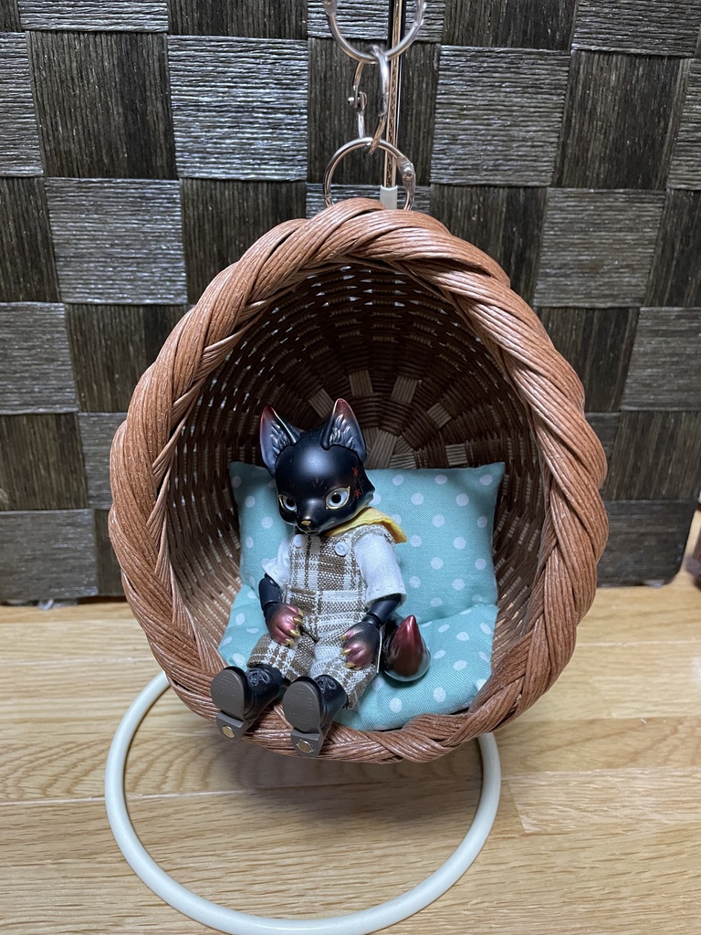 ゆらゆら籠椅子 10cmドール用