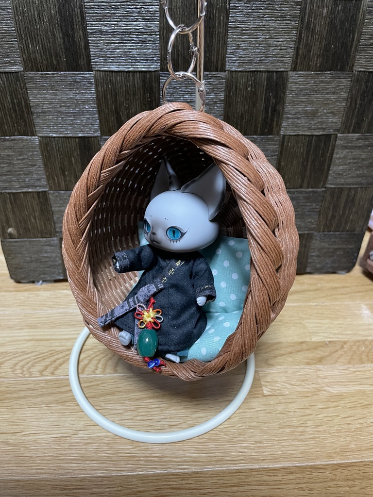 ゆらゆら籠椅子 10cmドール用