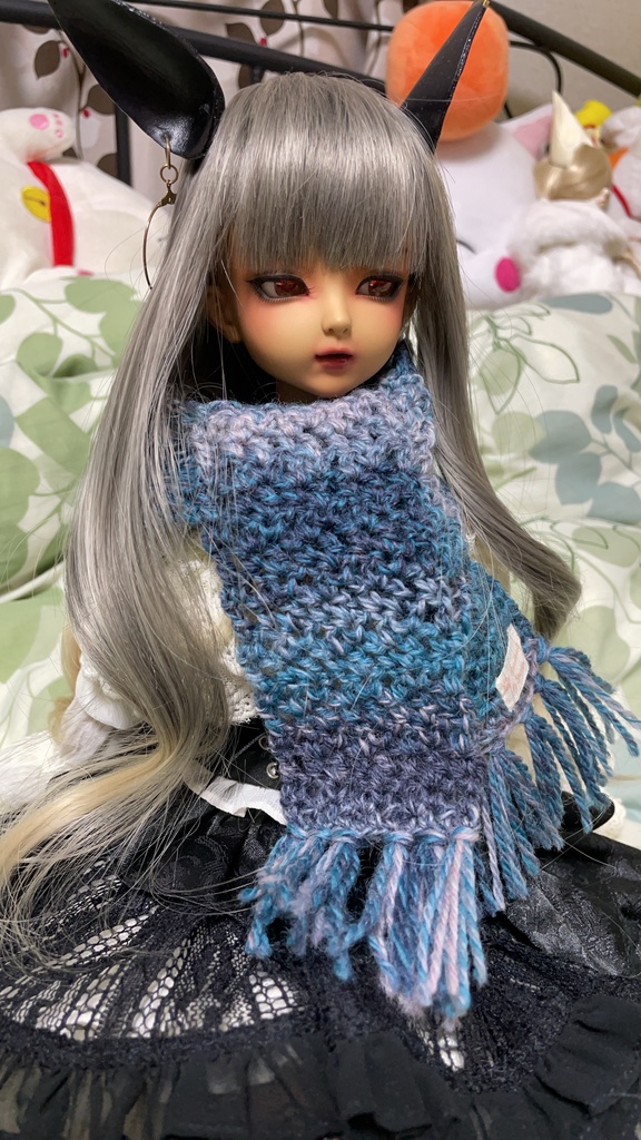 ドール・ぬい用 ウールマフラー