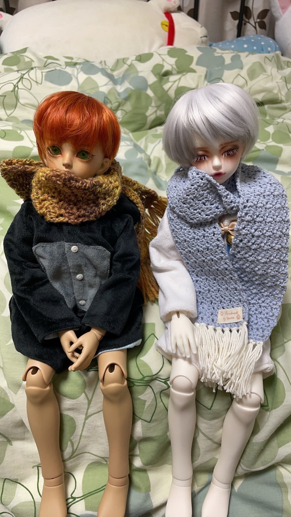 ドール・ぬい用 ウールマフラー