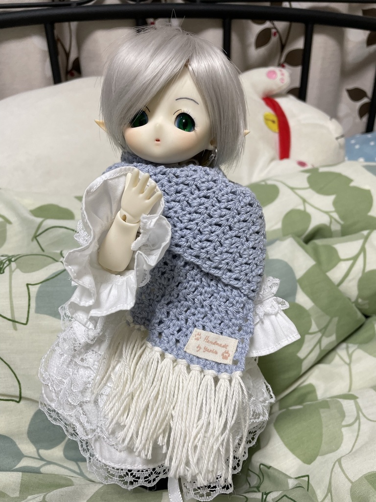 ドール・ぬい用 コットンマフラー