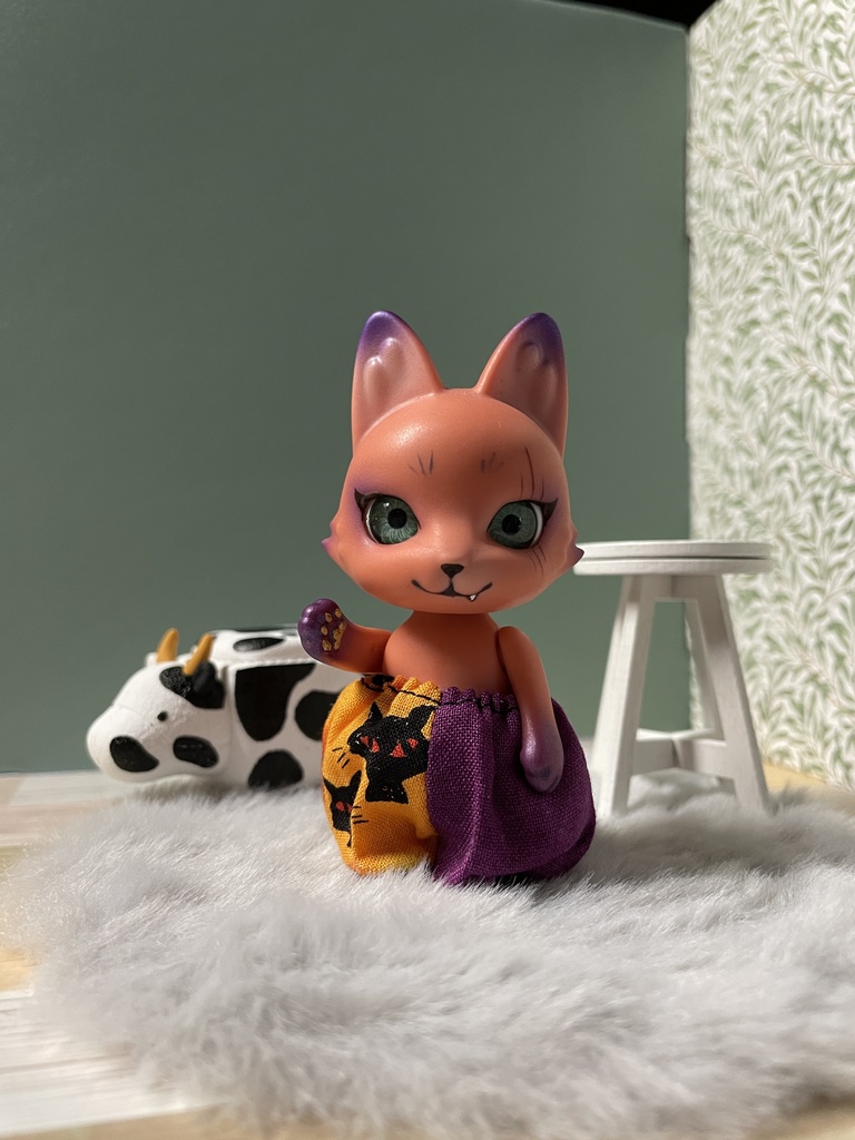 ハロウィン柄 カプセルドール用ぱんぷきんぱんちゅ