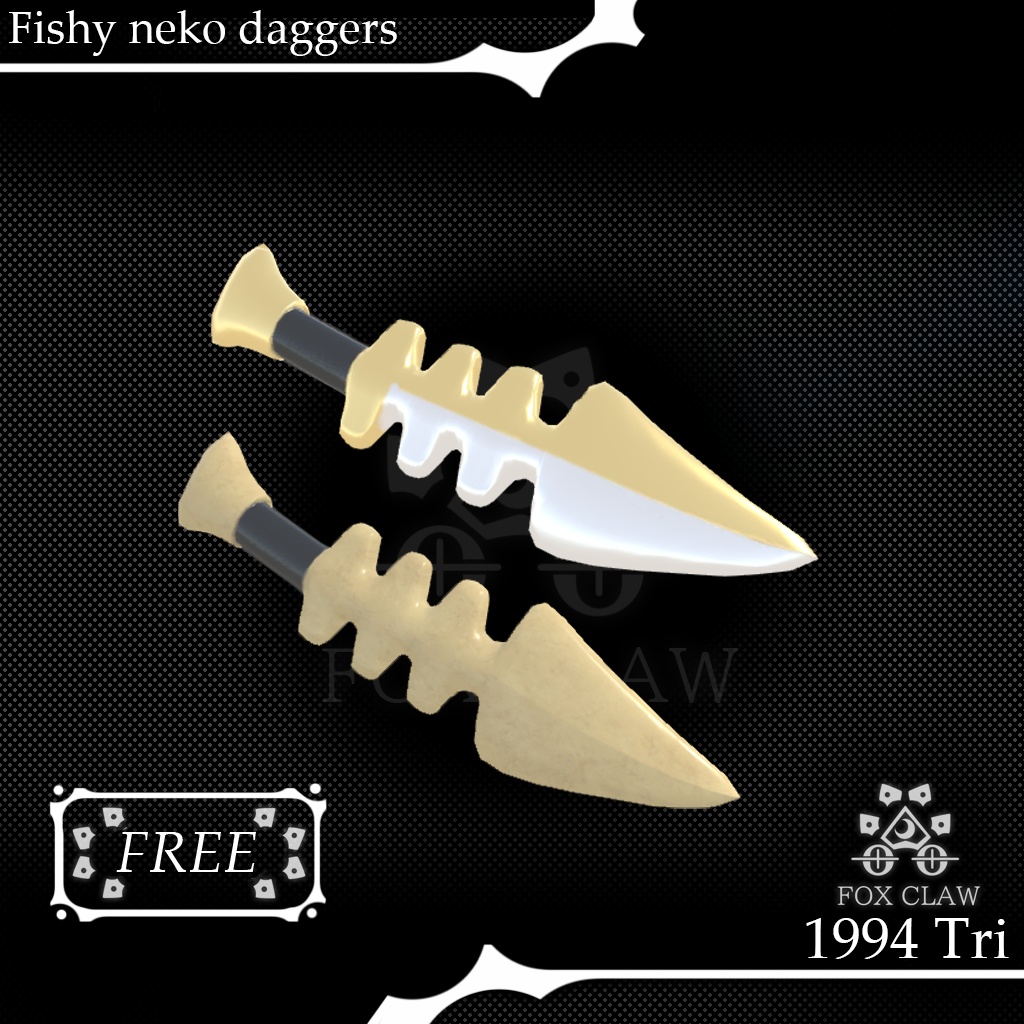 Fishy Neko Daggers