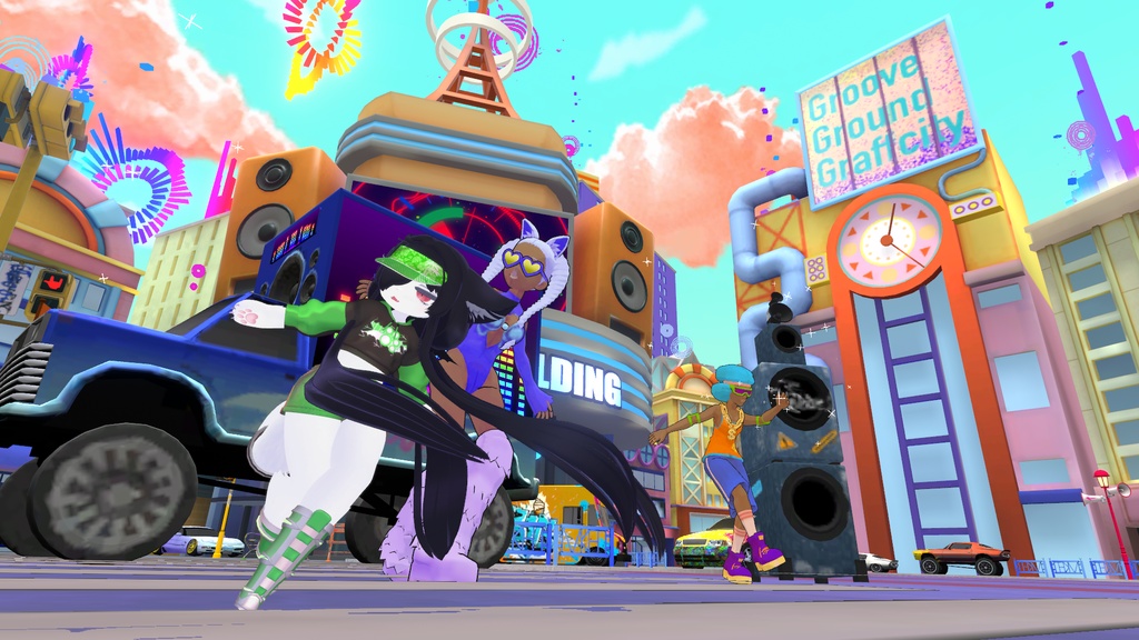 Neon Street Cat - CarukiaRe