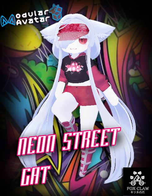 Neon Street Cat - CarukiaRe