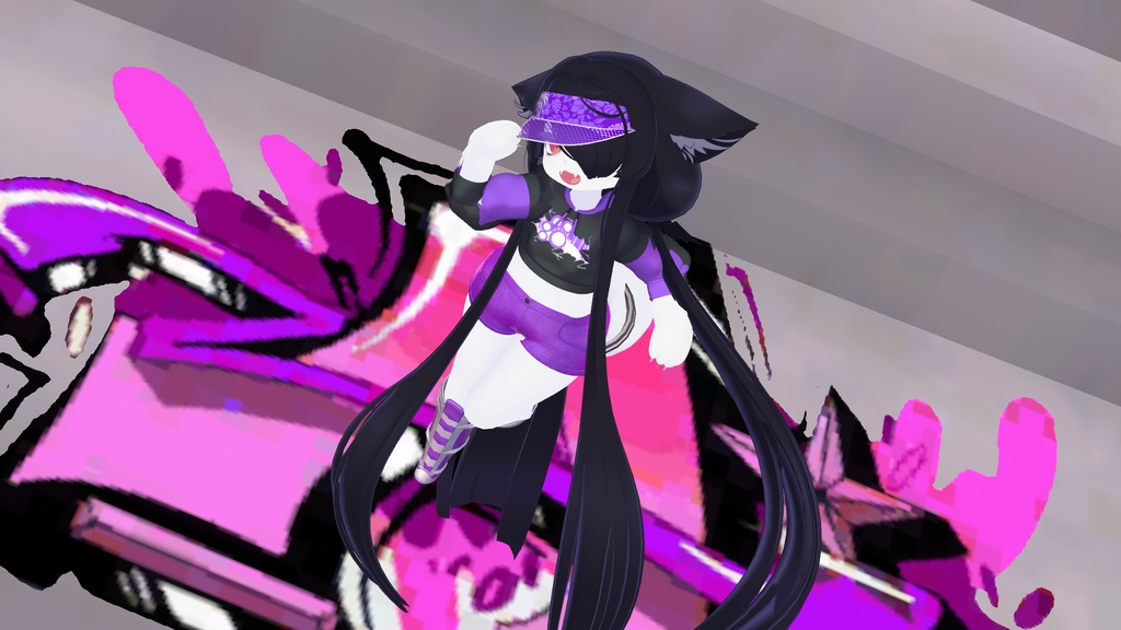 Neon Street Cat - CarukiaRe