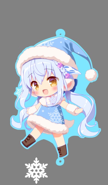 ゆうりちゃん（クリスマスバージョン）アクキー