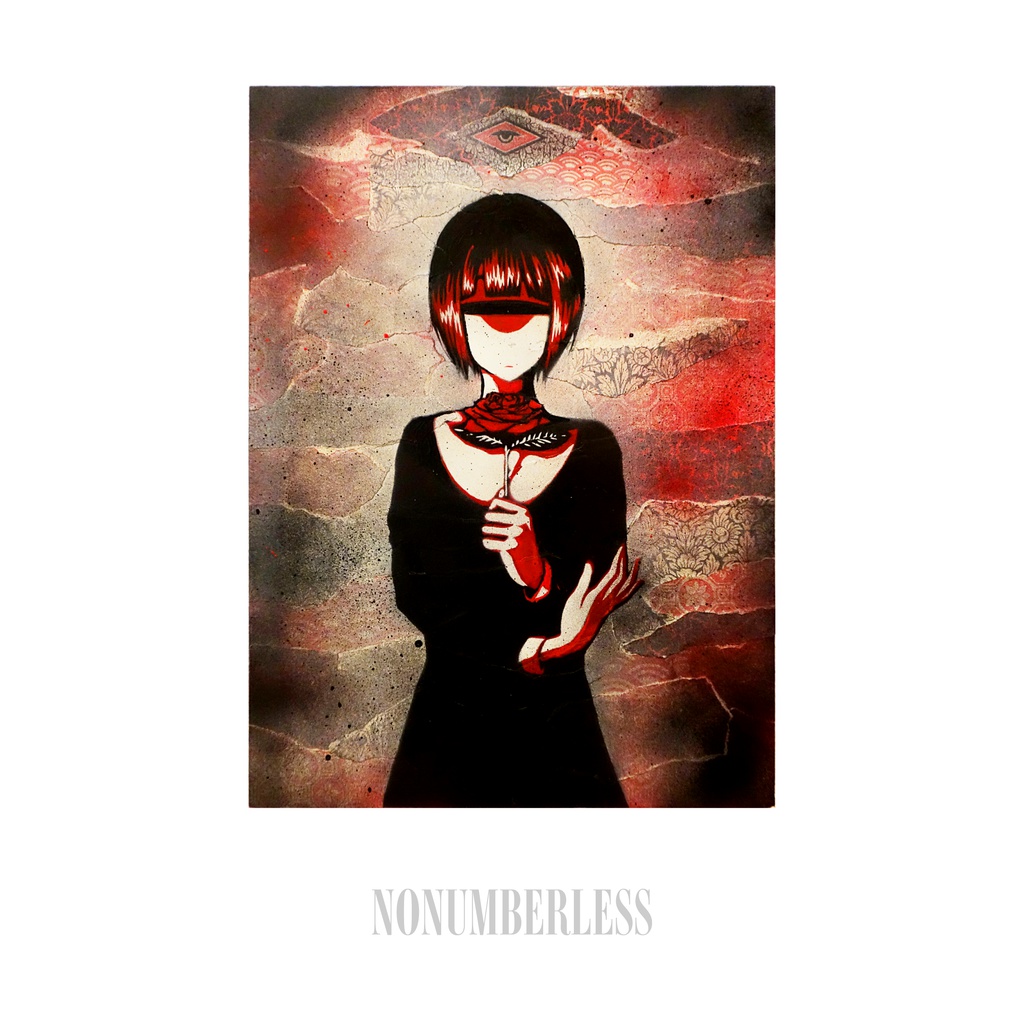 F4サイズパネル スプレーペイント HONEST GOOD-BYE YOUTH WRATH