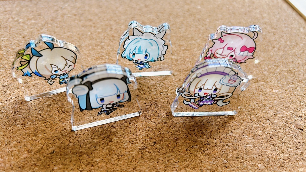 トナリ軍団アクリルブロック【メイドver】