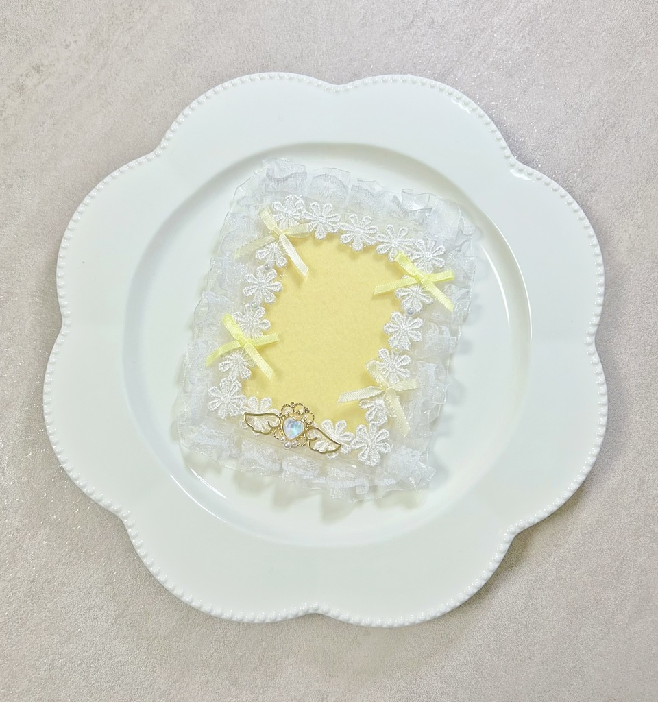 デコケース リボン フリル（B8サイズ）
