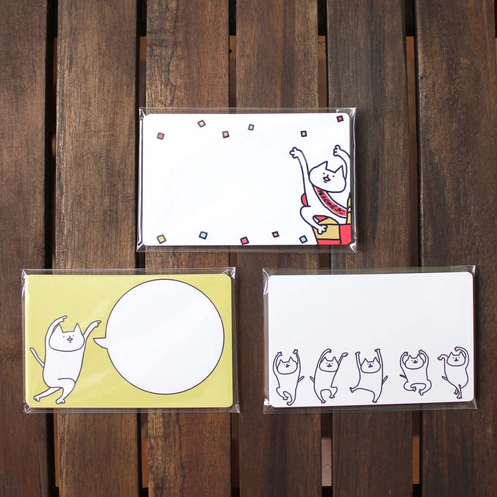 わっしょいねこ/メッセージカード