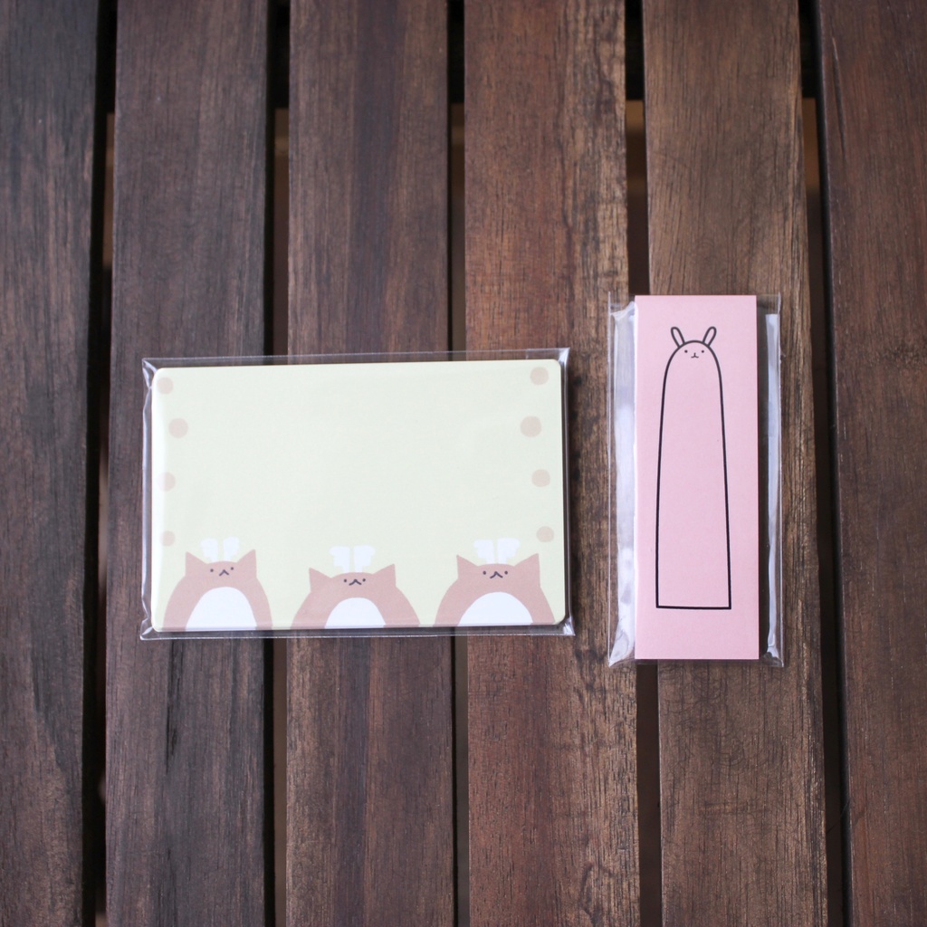 奈良生えしかメッセージカード・ふせん