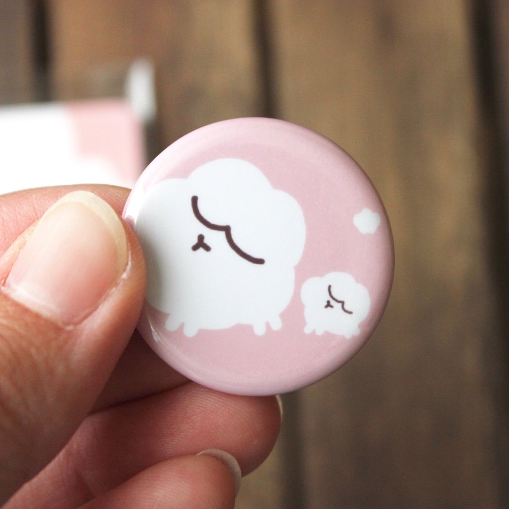 もふ/メッセージカード・缶バッジ