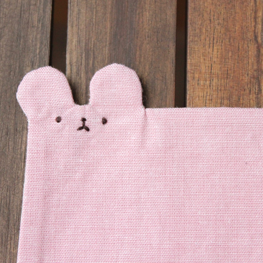 ゆるくま布コースター