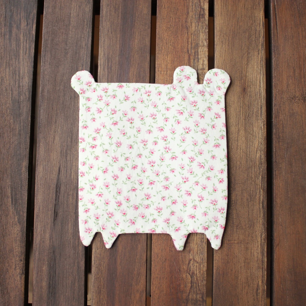 ゆるくま布コースター