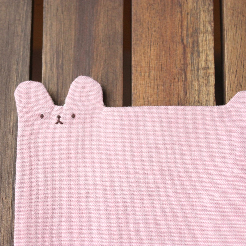 ゆるくま布コースター