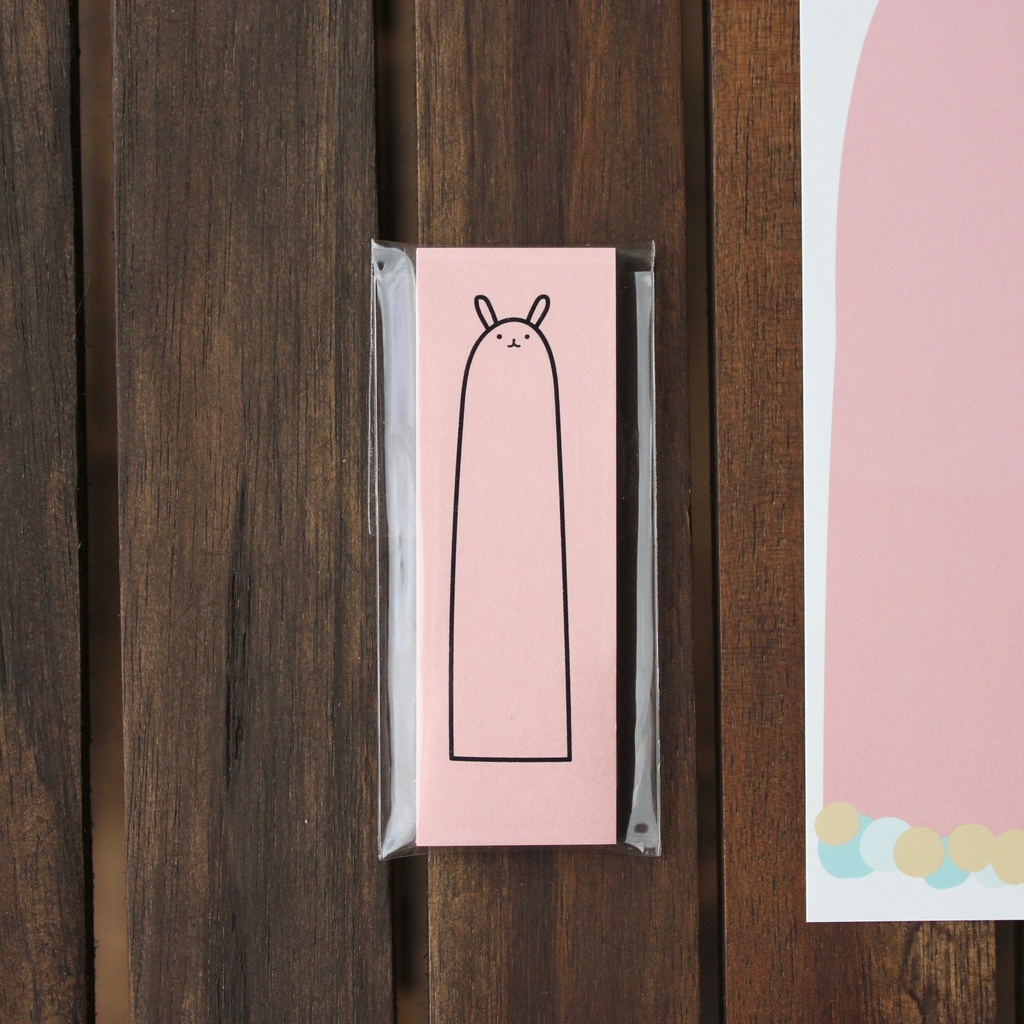 生えうさぎ付箋・栞