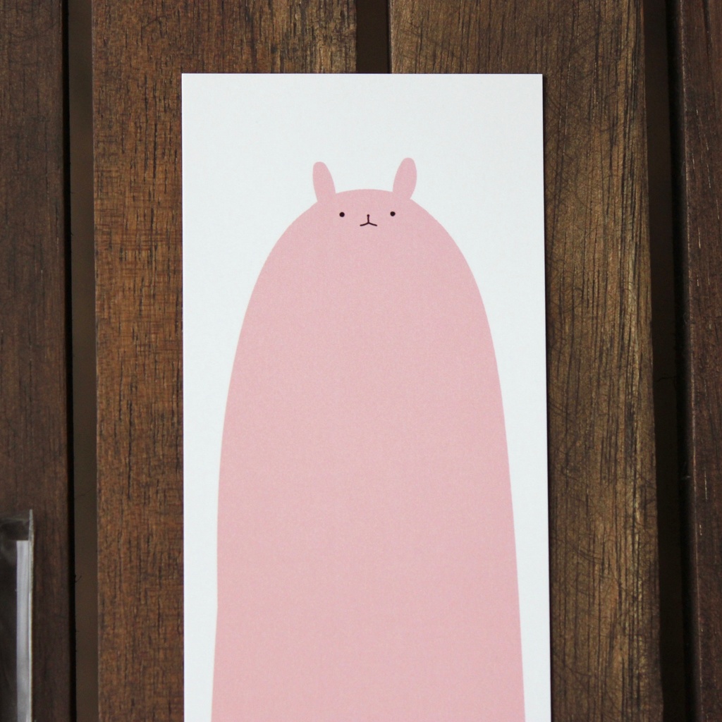 生えうさぎ付箋・栞