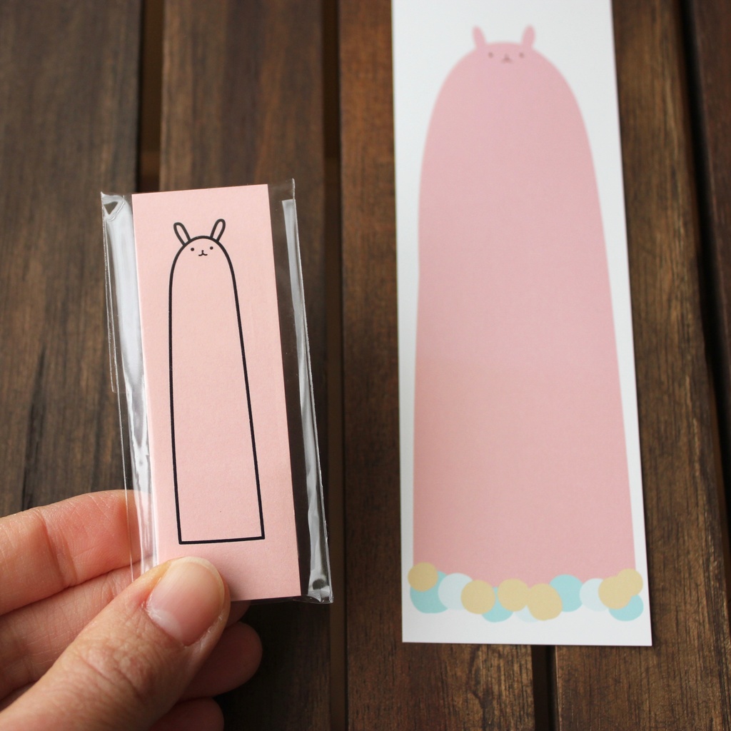 生えうさぎ付箋・栞
